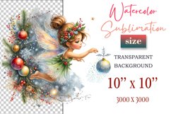 Add a touch of holiday magic with this watercolor Christmas Fairy clipart bundle. Perfect for greeting cards, decorations, and all your festive winter creations!
