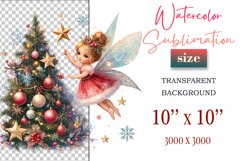 Add a touch of holiday magic with this watercolor Christmas Fairy clipart bundle. Perfect for greeting cards, decorations, and all your festive winter creations!