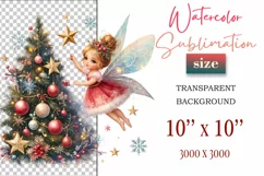 Add a touch of holiday magic with this watercolor Christmas Fairy clipart bundle. Perfect for greeting cards, decorations, and all your festive winter creations!