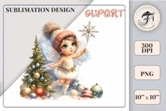 Add a touch of holiday magic with this watercolor Christmas Fairy clipart bundle. Perfect for greeting cards, decorations, and all your festive winter creations!