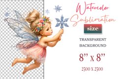 Add a touch of holiday magic with this watercolor Christmas Fairy clipart bundle. Perfect for greeting cards, decorations, and all your festive winter creations!