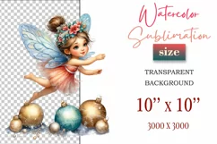 Add a touch of holiday magic with this watercolor Christmas Fairy clipart bundle. Perfect for greeting cards, decorations, and all your festive winter creations!