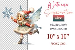 Add a touch of holiday magic with this watercolor Christmas Fairy clipart bundle. Perfect for greeting cards, decorations, and all your festive winter creations!