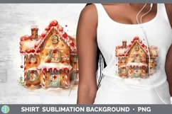 GorgeousWatercolor Christmas Shirt design.