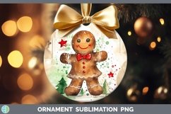 GorgeousWatercolor Christmas Ornament design.