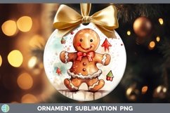GorgeousWatercolor Christmas Ornament design.