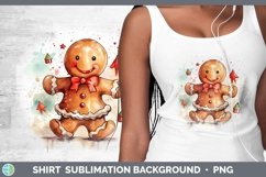 GorgeousWatercolor Christmas Shirt design.