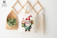 Watercolor Christmas Gnome Sublimation Clipart Product Image 7