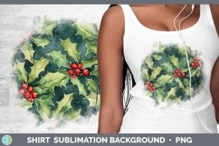 GorgeousWatercolor Christmas Shirt design.