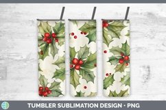 GorgeousWatercolor Christmas Tumbler design.