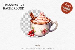 watercolor Christmas Hot Chocolate Coffee Clipart Cup PNG Scrapbooking Nursery wall art card making collage printable files xmas decor junk journal sublimation santa, xmas sublimation nursery, holiday winter  food drink