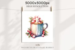 watercolor Christmas Hot Chocolate Coffee Clipart Cup PNG Scrapbooking Nursery wall art card making collage printable files xmas decor junk journal sublimation santa, xmas sublimation nursery, holiday winter  food drink