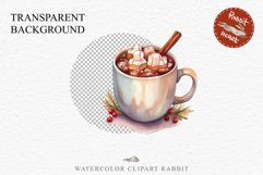 watercolor Christmas Hot Chocolate Coffee Clipart Cup PNG Scrapbooking Nursery wall art card making collage printable files xmas decor junk journal sublimation santa, xmas sublimation nursery, holiday winter  food drink