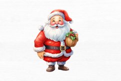 Christmas in July Santa Claus Watercolor Sublimation Clipart Product Image 7