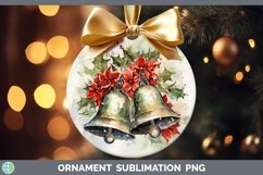 GorgeousWatercolor Christmas Ornament design.