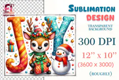 Hand-painted watercolor Christmas deer and snowman clipart PNG transparent background, 300 DPI. Great for cards, stickers, sublimation, mugs and winter crafts.