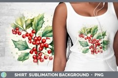 GorgeousWatercolor Christmas Shirt design.