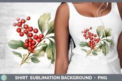 GorgeousWatercolor Christmas Shirt design.