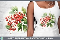 GorgeousWatercolor Christmas Shirt design.