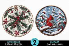 Watercolor Christmas Mix PNG Clipart Product Image 1