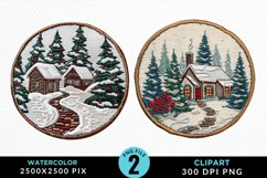 Watercolor Christmas Mix PNG Clipart Product Image 1