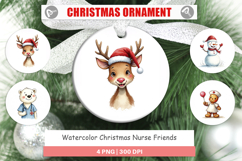 Christmas Nurse Ornament Product Image 1