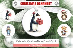 Christmas Nurse Ornament Product Image 1