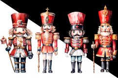 Watercolor Christmas Nutcracker Clipart, Nutcracker PNG Product Image 2