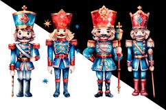 Watercolor Christmas Nutcracker Clipart, Nutcracker PNG Product Image 2