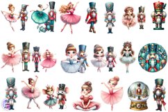 Nutcracker Clipart, Ballerina Clipart, Christmas Clipart Product Image 2