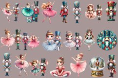 Nutcracker Clipart, Ballerina Clipart, Christmas Clipart Product Image 3