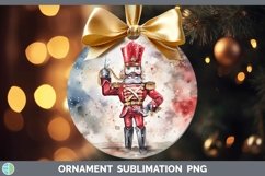 GorgeousWatercolor Christmas Ornament design.
