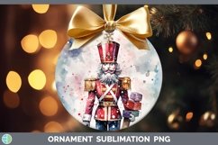 GorgeousWatercolor Christmas Ornament design.