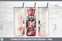 GorgeousWatercolor Christmas Tumbler design.
