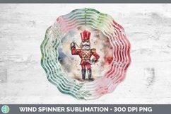 GorgeousWatercolor Christmas Wind Spinner design.