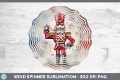 GorgeousWatercolor Christmas Wind Spinner design.
