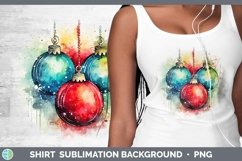 GorgeousWatercolor Christmas Shirt design.