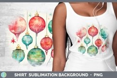 GorgeousWatercolor Christmas Shirt design.