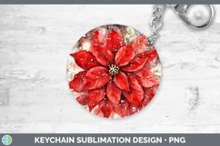 GorgeousWatercolor Christmas Keychain design.