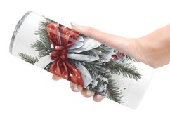 Christmas Red Bow | Tumbler Sublimation Wrap Product Image 6