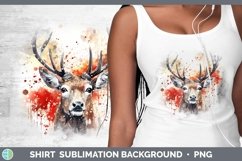 GorgeousWatercolor Christmas Shirt design.