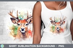 GorgeousWatercolor Christmas Shirt design.
