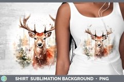 GorgeousWatercolor Christmas Shirt design.