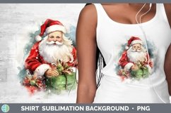 GorgeousWatercolor Christmas Shirt design.