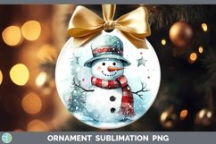 GorgeousWatercolor Christmas Ornament design.