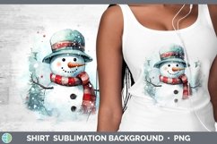 GorgeousWatercolor Christmas Shirt design.