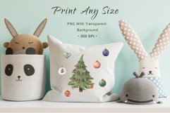 Download 46 Watercolor Christmas Tree Illustrations Clipart PNG  to design your christmas invitation, t-shirt designs, sublimation designs, tumbler