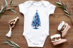 Watercolor Christmas trees presents Sublimation Clipart Product Image 5