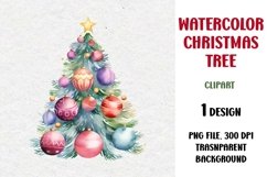 Watercolor Christmas Mega Bundle, Clipart, PNG Product Image 13