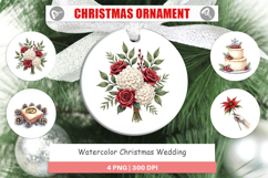 Christmas Wedding Ornament Product Image 1